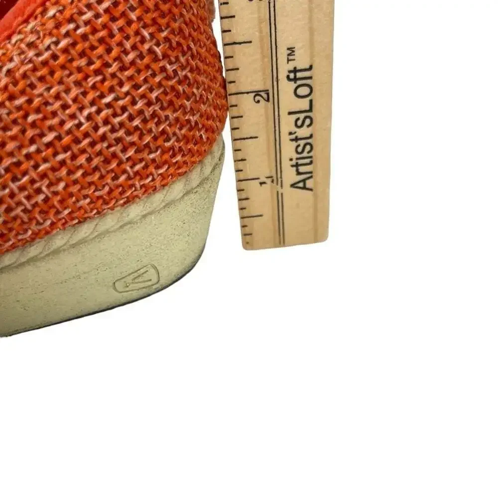KEEN Cortona Wedge Shoes Womens 9 Orange Peep Toe Casual Comfort 1012413